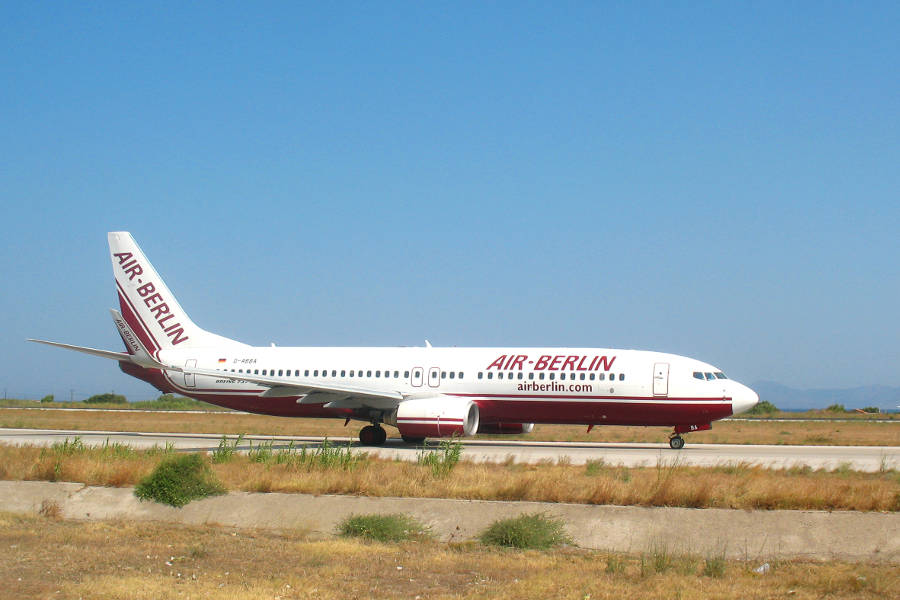 Taxiway Rhodes Airport