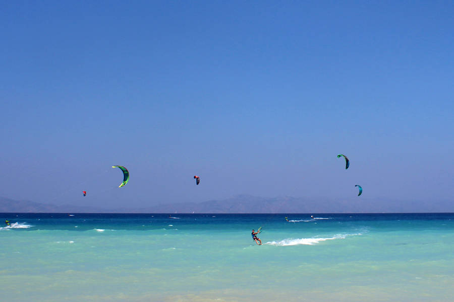 Kitesurfen auf Rhodos