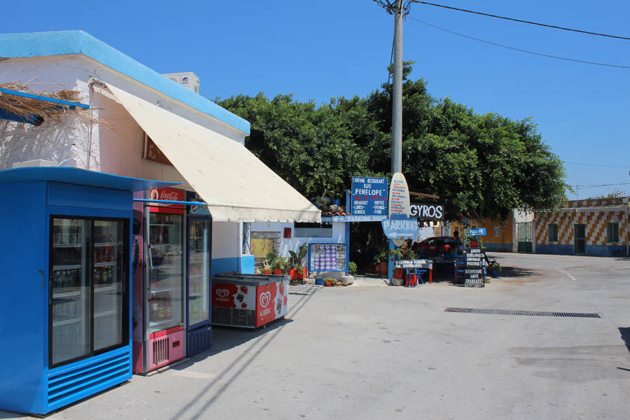Kiosk und Taverne in Kattavia
