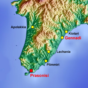 Rhodes map Gennadi