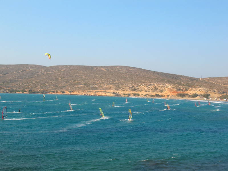 Prasonisi windsurfing open sea